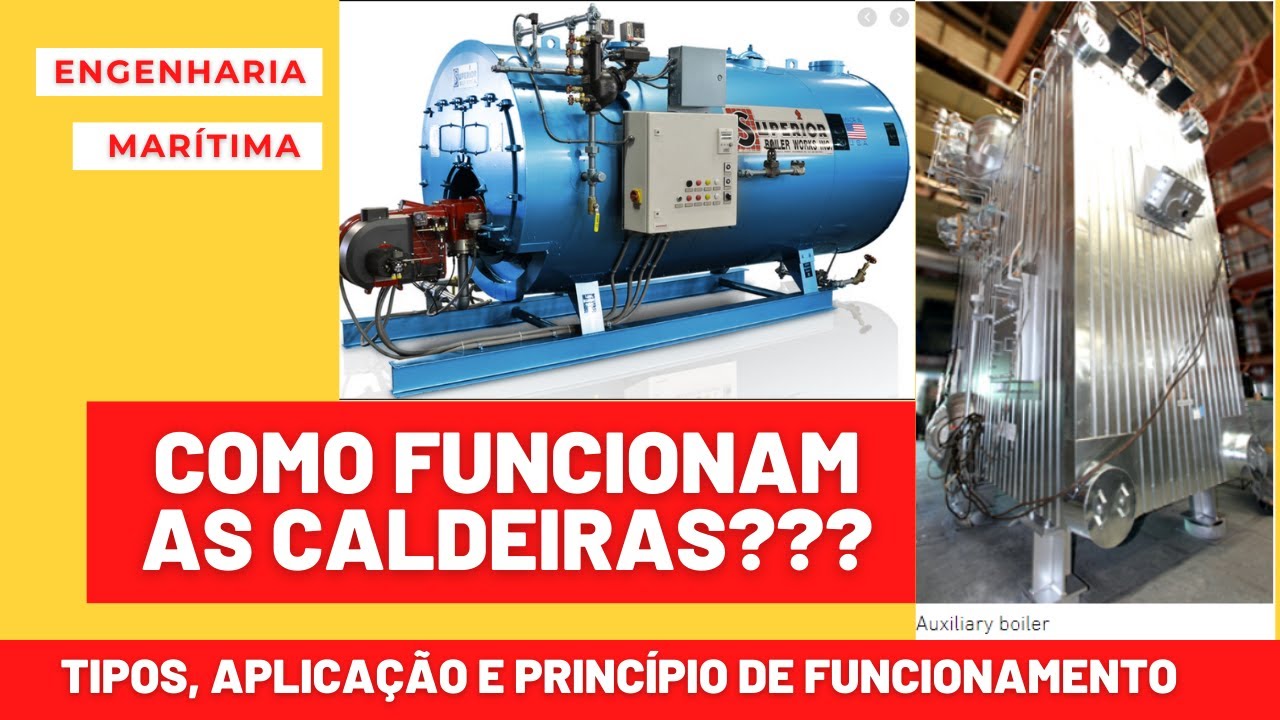 COMO FUNCIONAM AS CALDEIRAS??? Conheça os tipos de caldeiras, aplicação e princípio de funcionamento