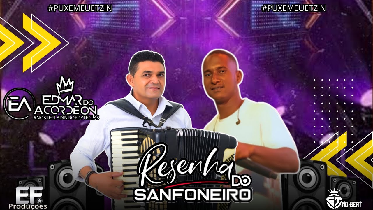 CD COMPLETO - Edmar do Acordeon - Resenha do Sanfoneiro