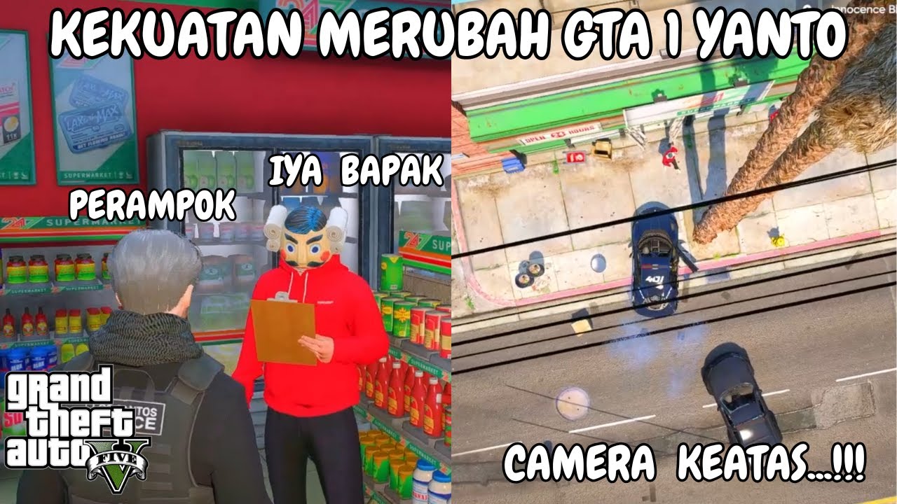 BERMAIN GTA 1 DI GTA V - GTA V ROLEPLAY