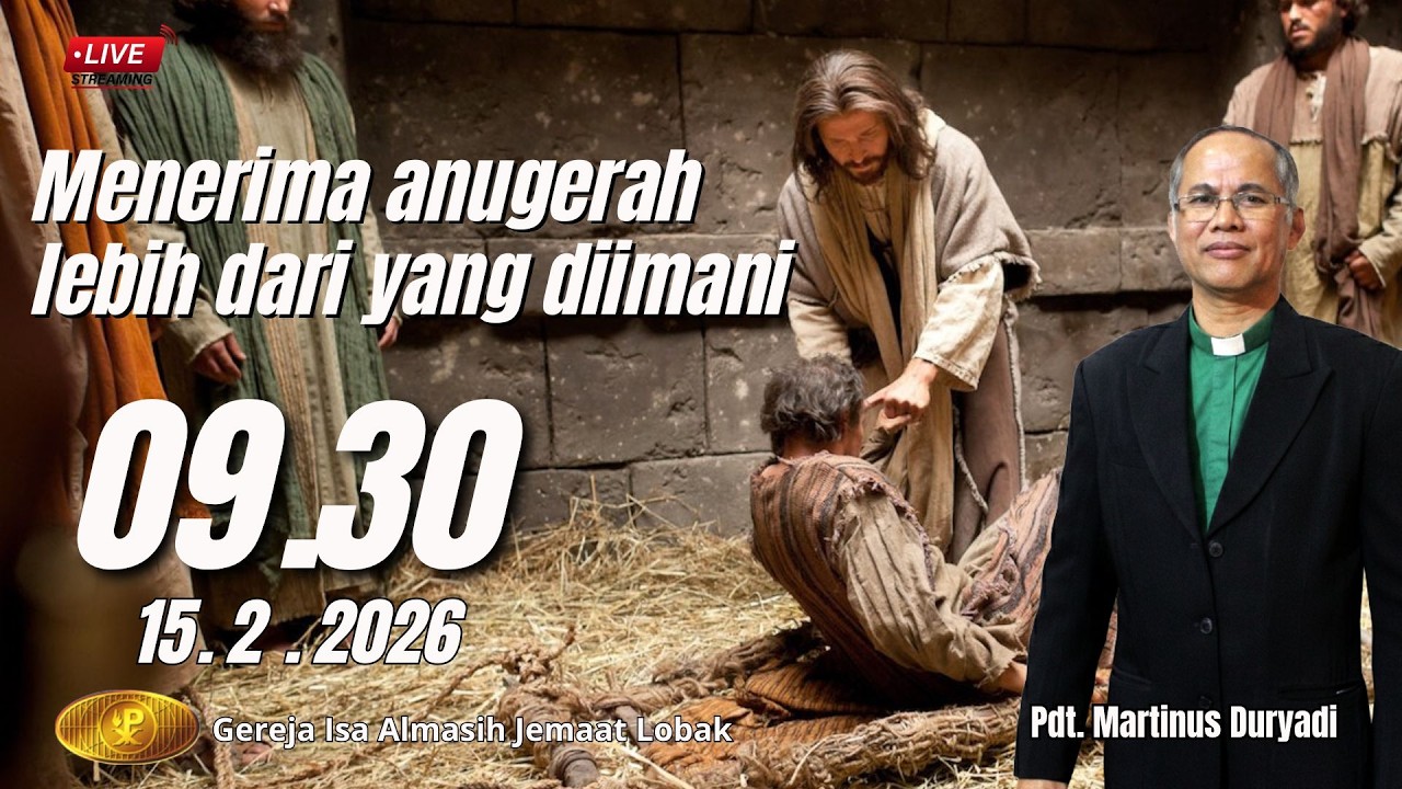 Ibadah  Raya II | Pdt. Martinus Duryadi | Minggu, 15 Februari 2026 Pk. 09.30 WIB