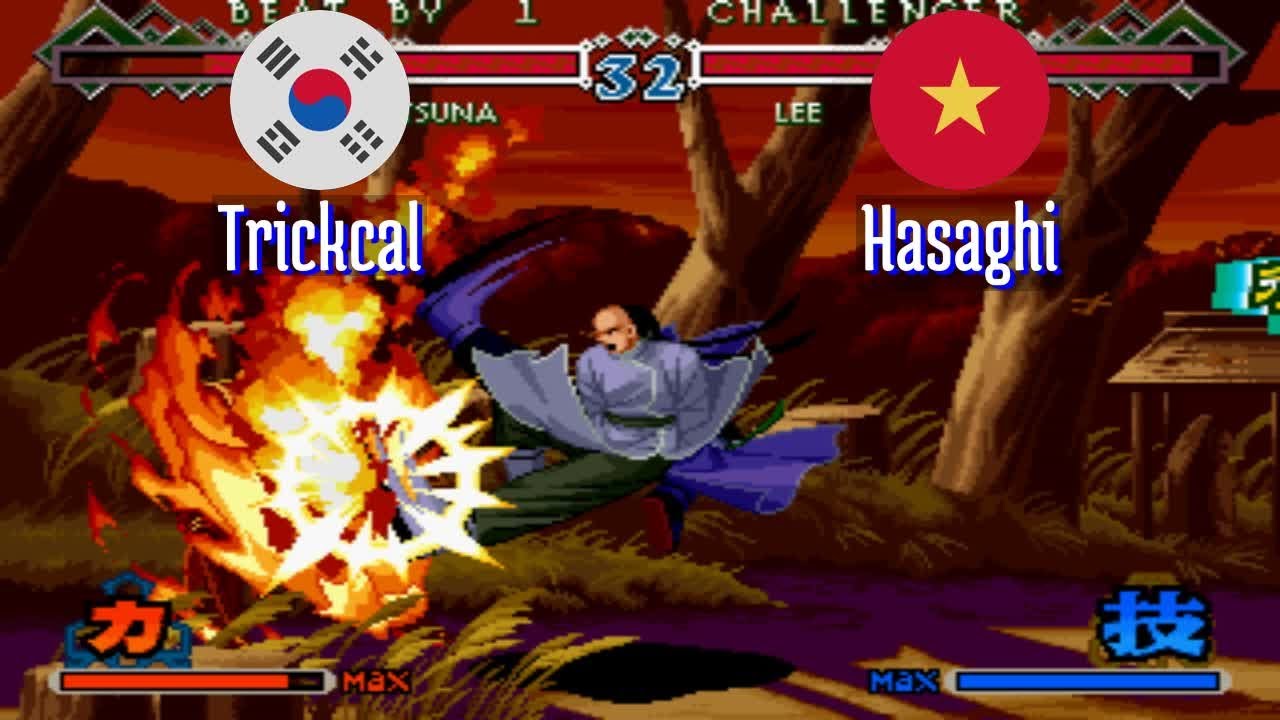 FT3 @lastbld2: Trickcal (KR) vs Hasaghi (VN) [The Last Blade 2 lastbld Fightcade] Mar 18