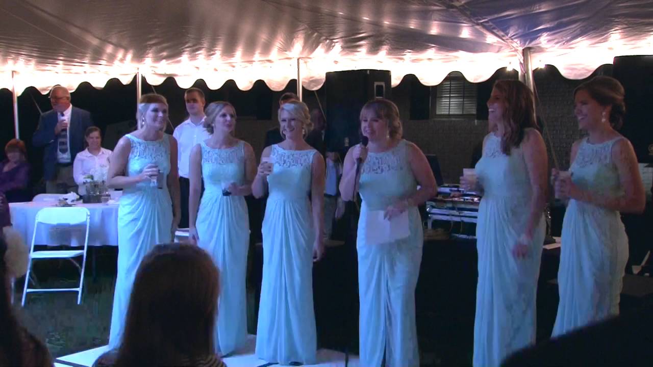 Best Bridesmaid Wedding Toast - Remix of Reba's 