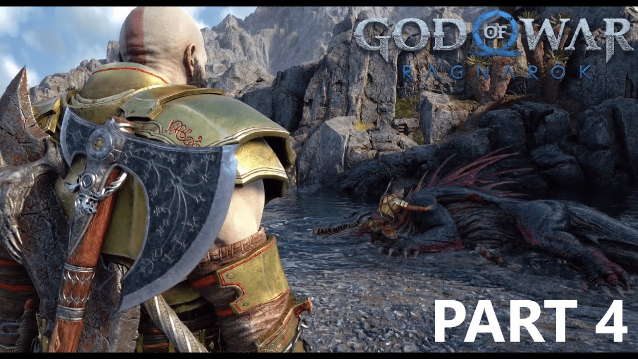 God of War Ragnar&ouml;k Full Game PS5 - Part 4 (Svartalfheim Explore + Dreki Fight) (4K 60 FPS)