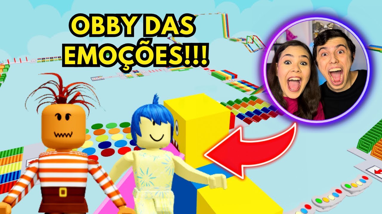 DISPUTAMOS O OBBY DE DIVERTIDAMENTE PELA PRIMEIRA VEZ NO ROBLOX - @vick.barbosa