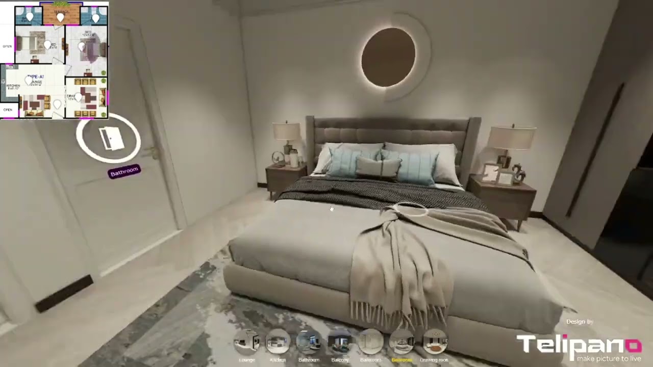 Step inside Type A1 at Mohsin Arcade #virtualtour #telipano
