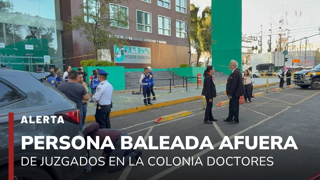 🚨¡Última Hora! Persona baleada afuera de juzgados en la Colonia Doctores
