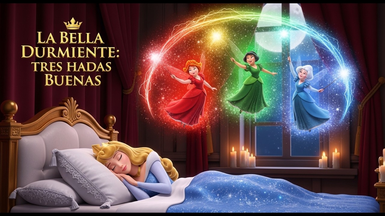 La Bella Durmiente y las Tres Hadas Flora Fauna Merryweather | Historia Mágica Completa