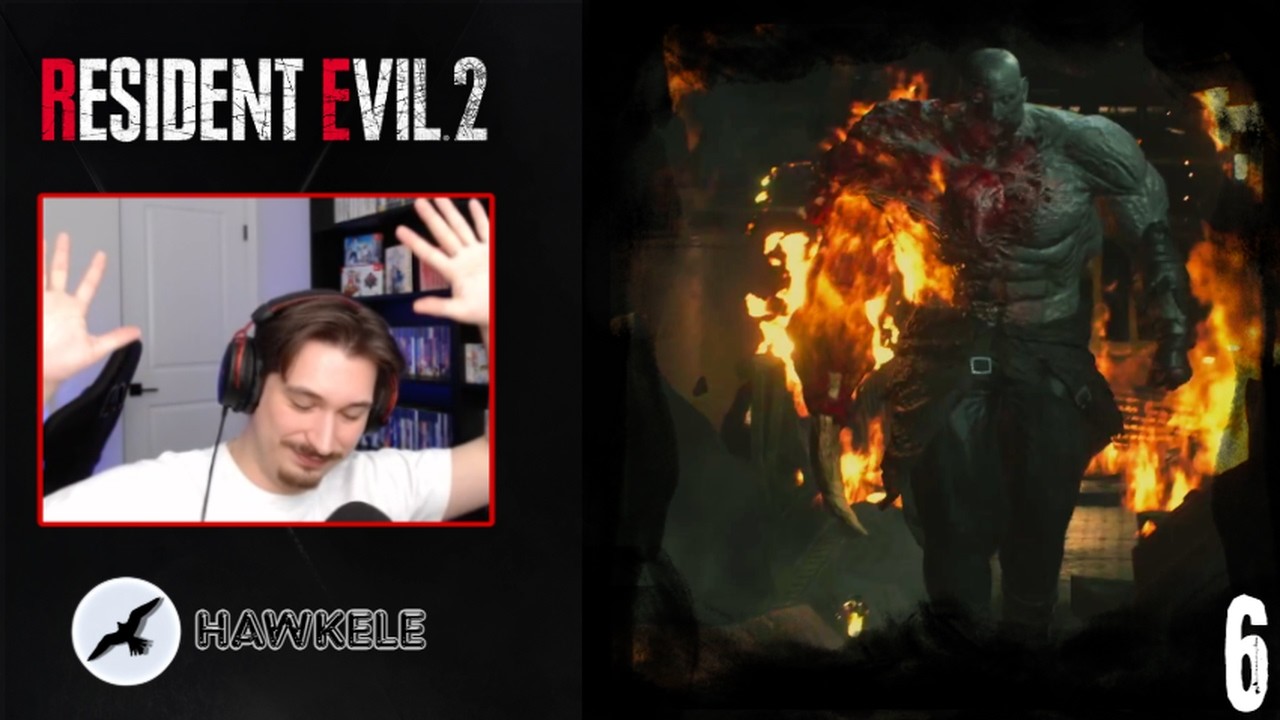 Leon A: ROOKIE OF THE YEAR | My FIRST Playthrough of Resident Evil 2 | Part 6 (Stream)