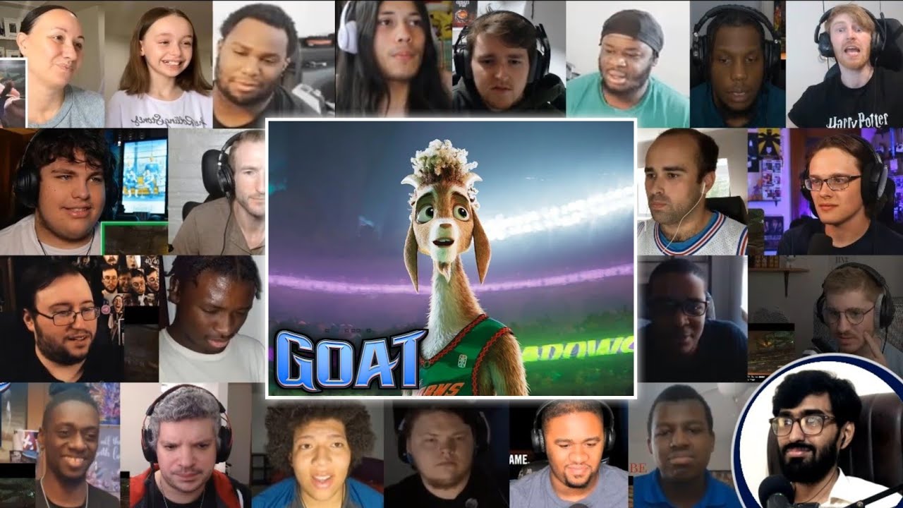 GOAT (2026) Official Teaser Trailer Reaction Mashup | Sony Pictures Animation