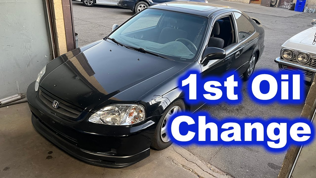 Ej8's First Oil Change | Em1 Updates