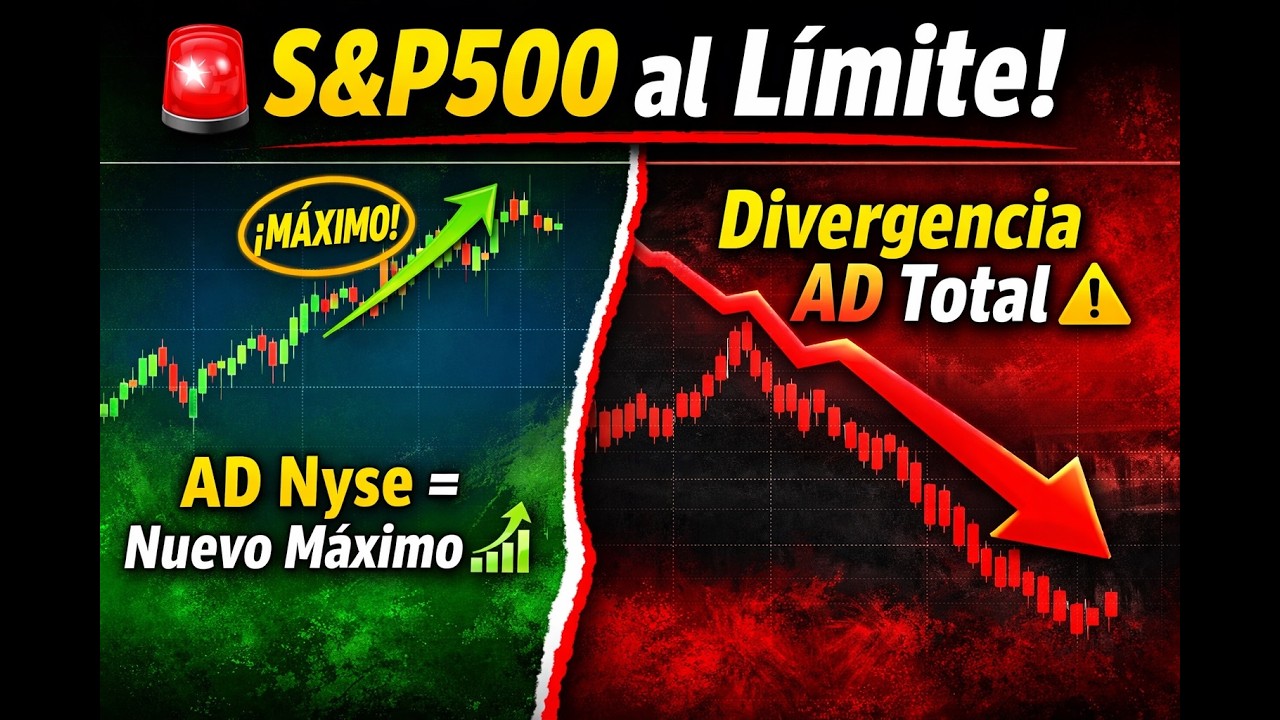 📈 AD Nyse Máximo, pero AD Total ALERTA ⚠️ ¡Cuidado!