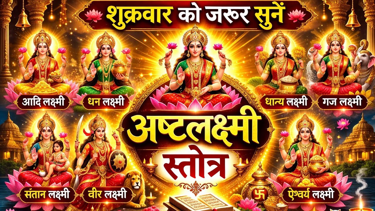 शुक्रवार को जरूर सुनें || अष्टलक्ष्मी स्तोत्र || Ashtalaxmi Stotra || Friday Prayer 2026
