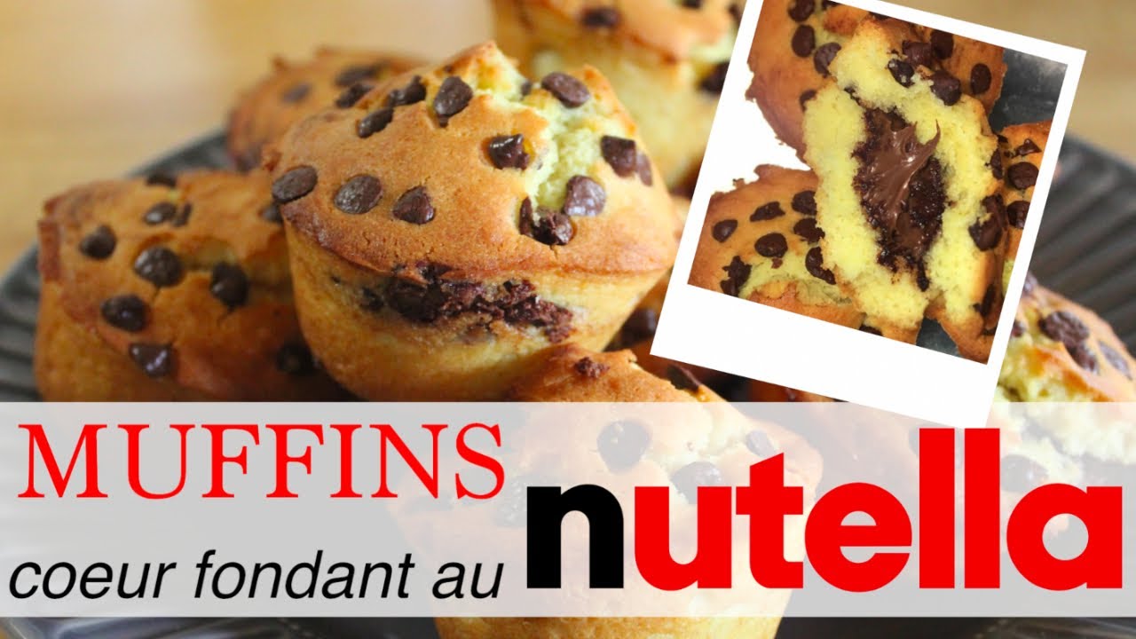 Recette CONFINEMENT : Muffins au NUTELLA