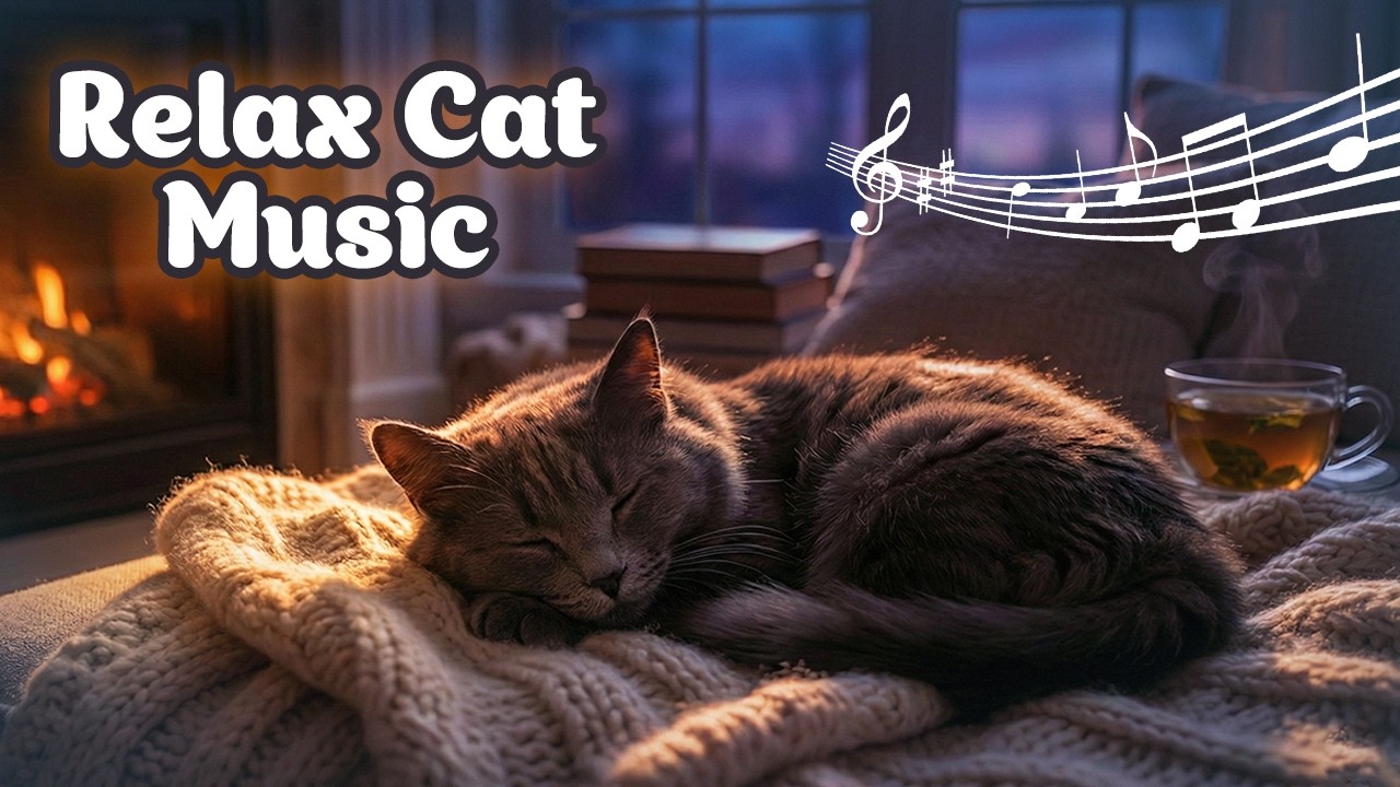 Relaxing Cat Music For Stressed Cats And Owners 😺💤 Deep Sleep & Cozy Comfort