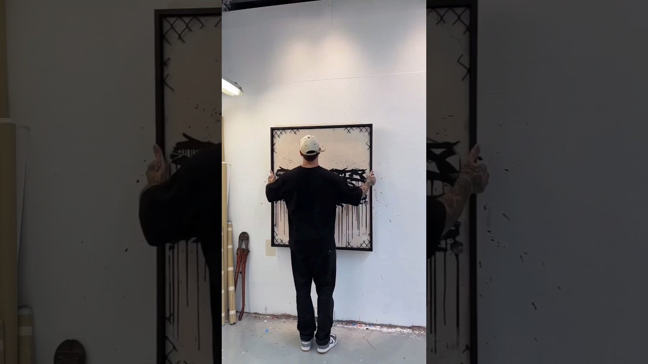 ВОЗМУТИТЕЛЬНОЕ ГРАФФИТИ-ХОЛСТ 👀🔥 #graffiti #graffitiart #shorts