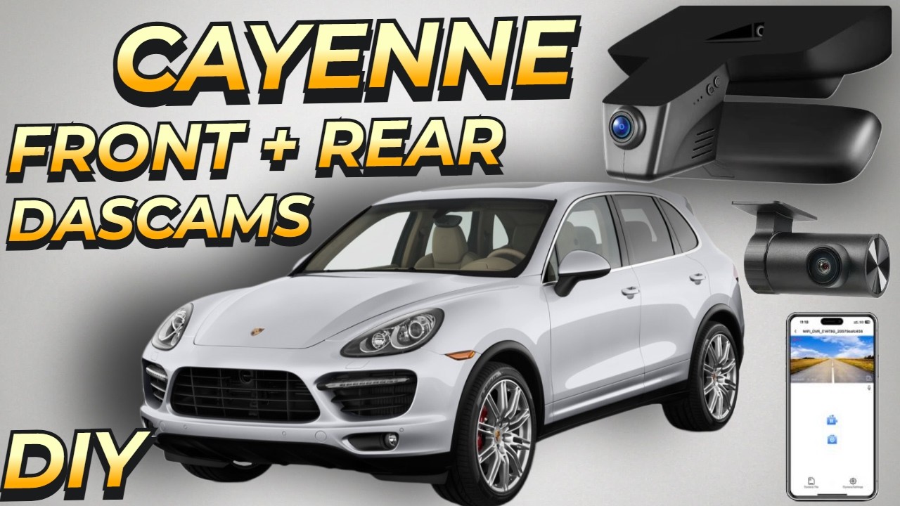 Инструкция по установке передней и задней 4K-камеры в Porsche Cayenne от Mangoal DIY