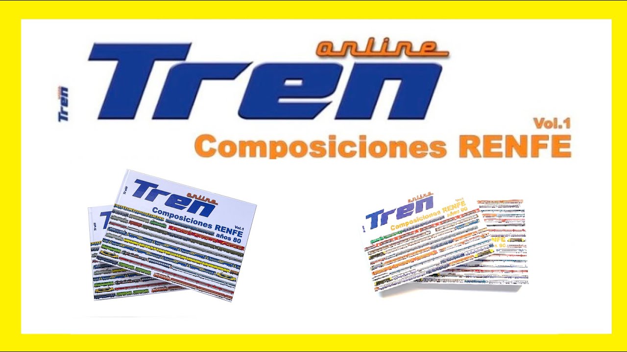Libros de composiciones RENFE años 60, 70, 80 y 90 de TrenOnline