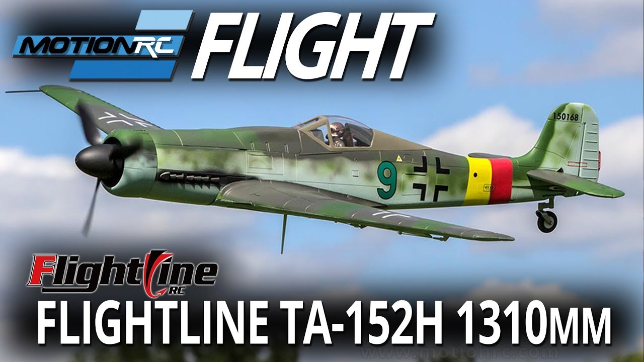 FlightLine TA-152H 1310mm Warbird - Motion RC Flight Review