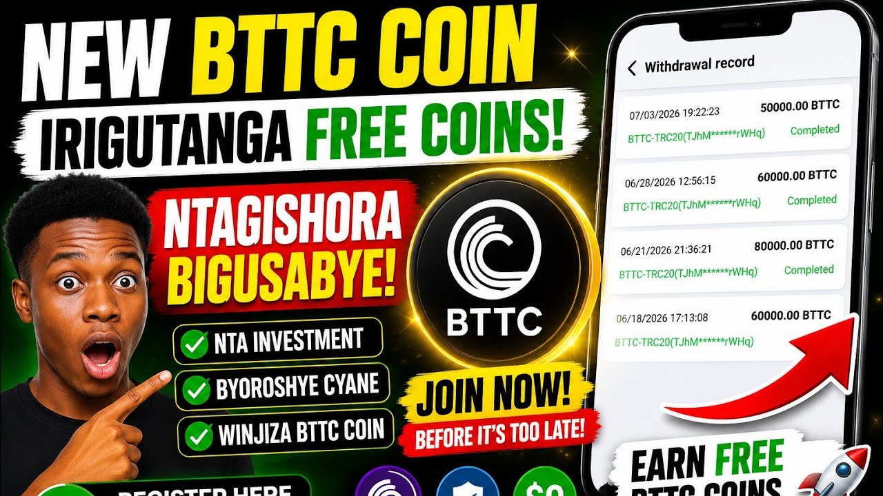 NEW BTTC Coin Airdrop 2026 | Earn FREE BTTC Coins Without Investment | Join Before It's Too Late!