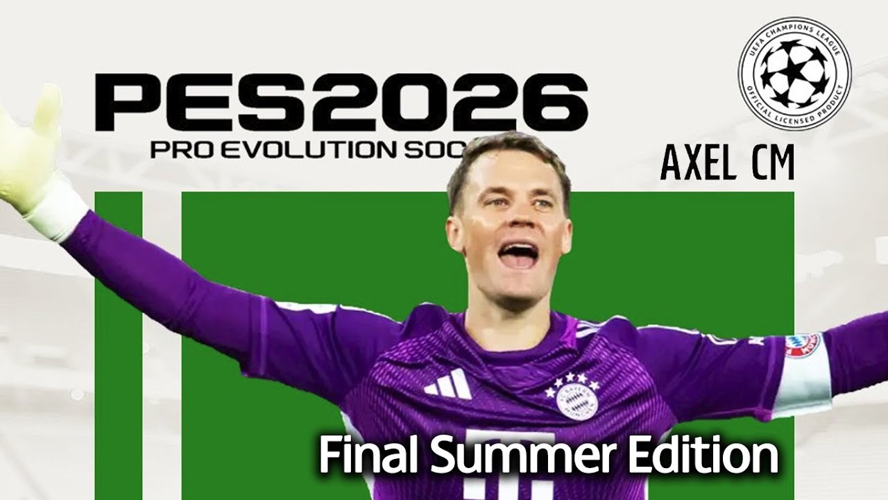 PES 2026 PS2 - Axel CM 2026 Final Version season 2025-26 (October 2025)