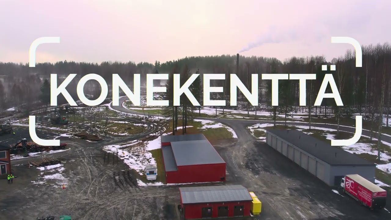 Dronekuvaus metsäalan opetuksesta Riveriassa | Valtimo, Finland