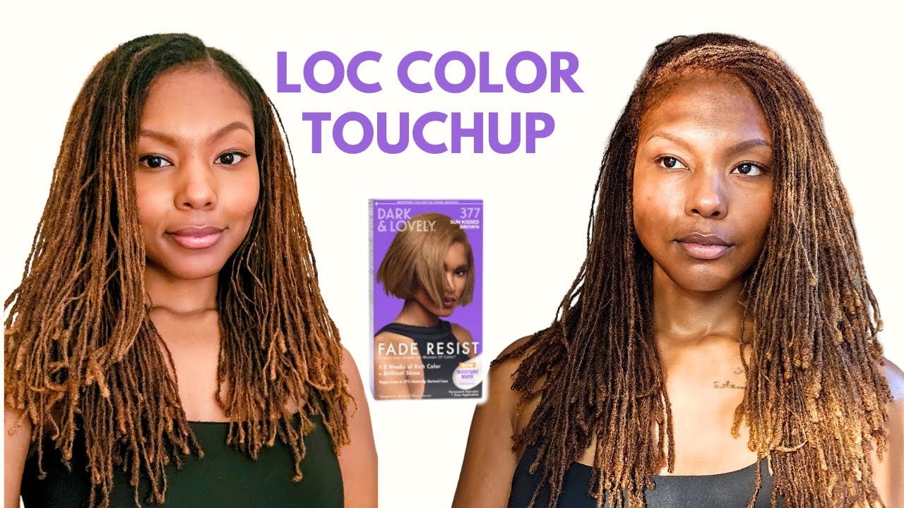 Dying My Locs | Dark & Lovely Hair Dye | Postpartum Loc Chit Chat