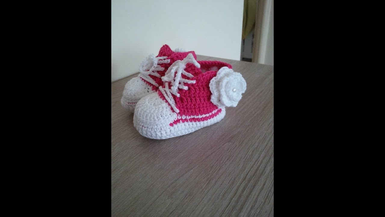 No 45# Buciki na szydełku dla dziecka 3-6 miesięcy część 2-3 - boots for baby 3-6 months PART 2-3
