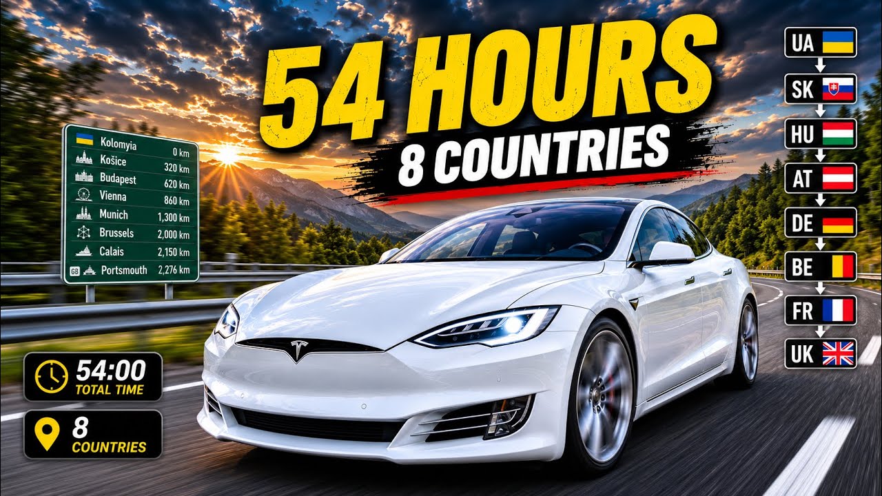 I Tried to Drive My Old Tesla Through 8 Countries in 54 Hours