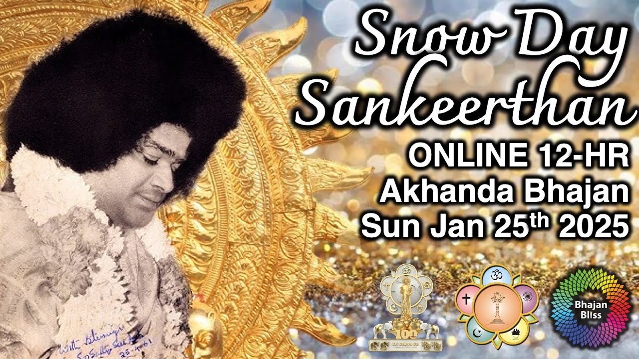 Snow Day Sankeerthan | 12hr Online Akhanda Bhajan | Sun Jan 25th 2026