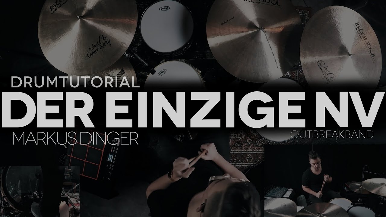 DER EINZIGE NV - OUTBREAKBAND - Drumtutorial Markus Dinger