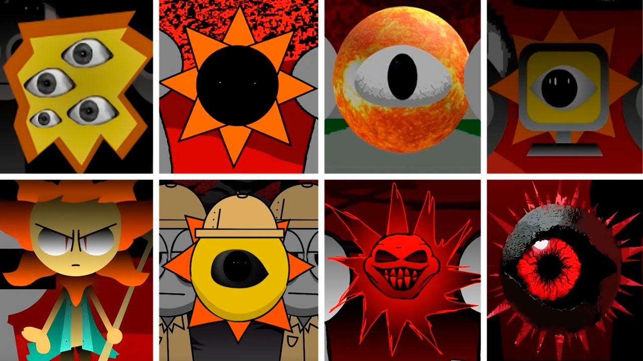 Incredibox - Sprunki but ONLY MR SUN in ALL Different Mods