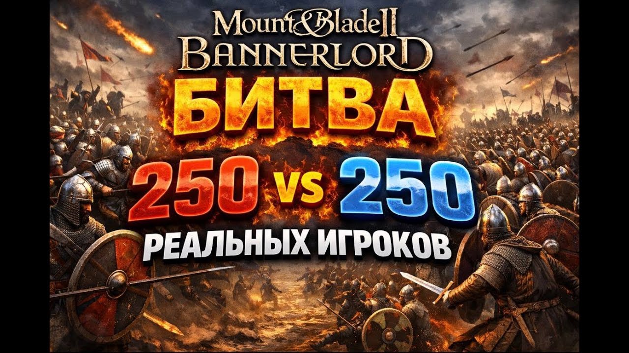 ЭПИЧЕСКАЯ БИТВА 250 на 250 — Mount & Blade II: Bannerlord