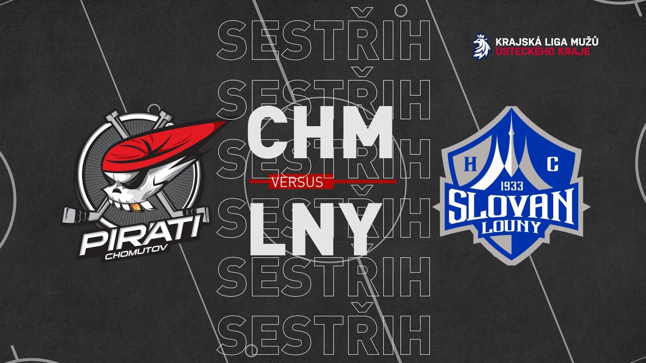 SESTŘIH: Piráti Chomutov vs HC Slovan Louny 17:4
