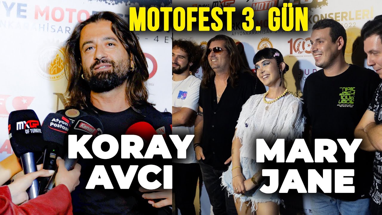 Motofest'in 3. Günü Mary Jane ve Koray Avcı Konserleri Nasıl Geçti? - Özel Röportajlar