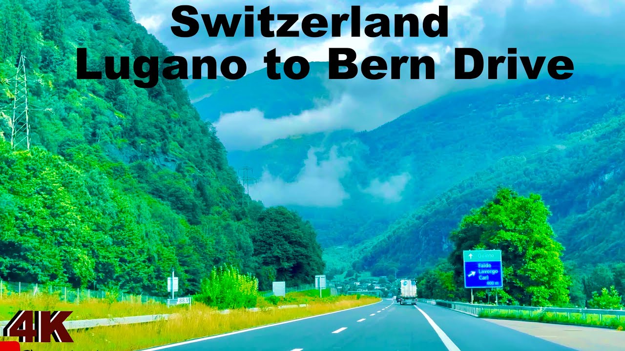 Swiss🇨🇭Autobahn Adventure: Lugano to Bern Drive