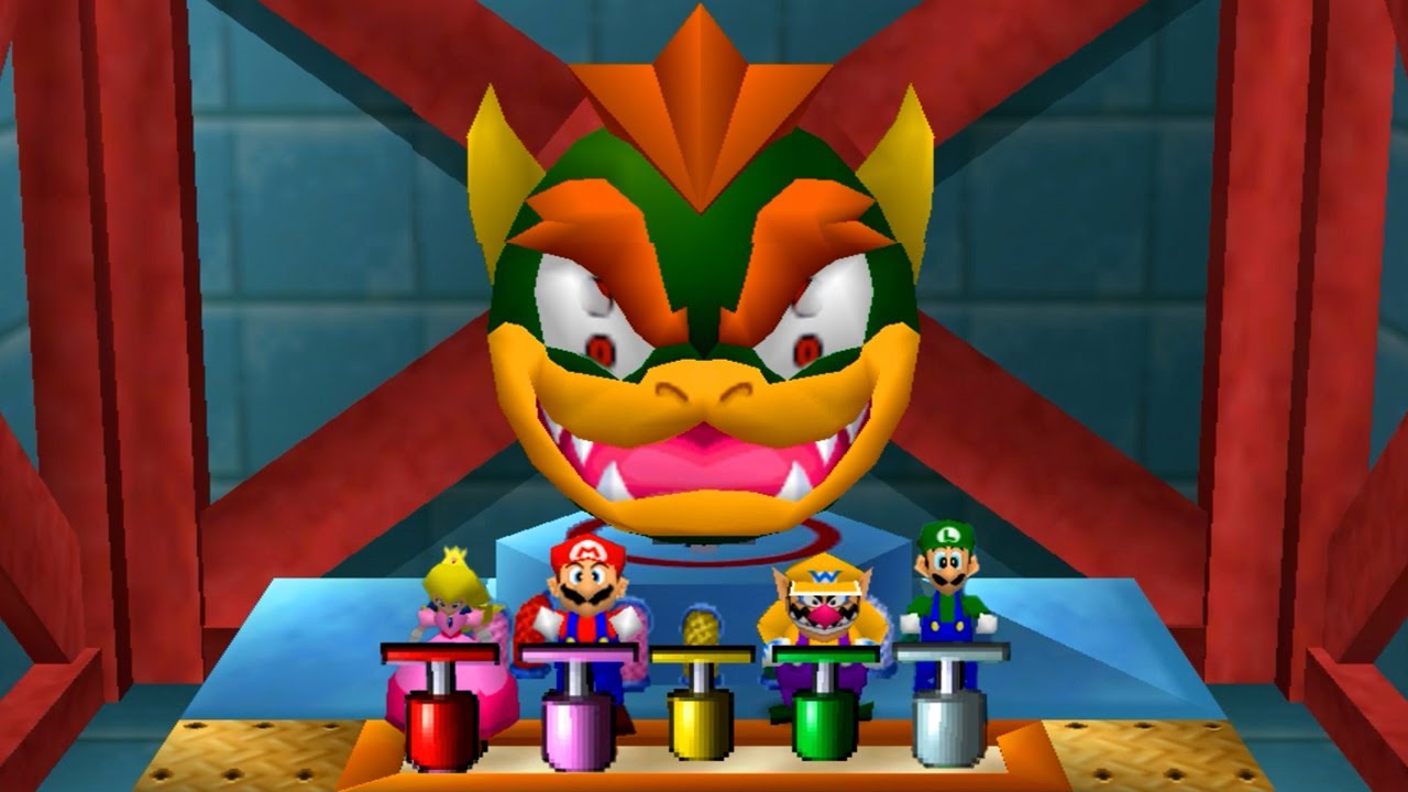 【マリオパーティ2】ミニゲームマリオVsルイージVsワリオVsピーチ(たつじん難易度)