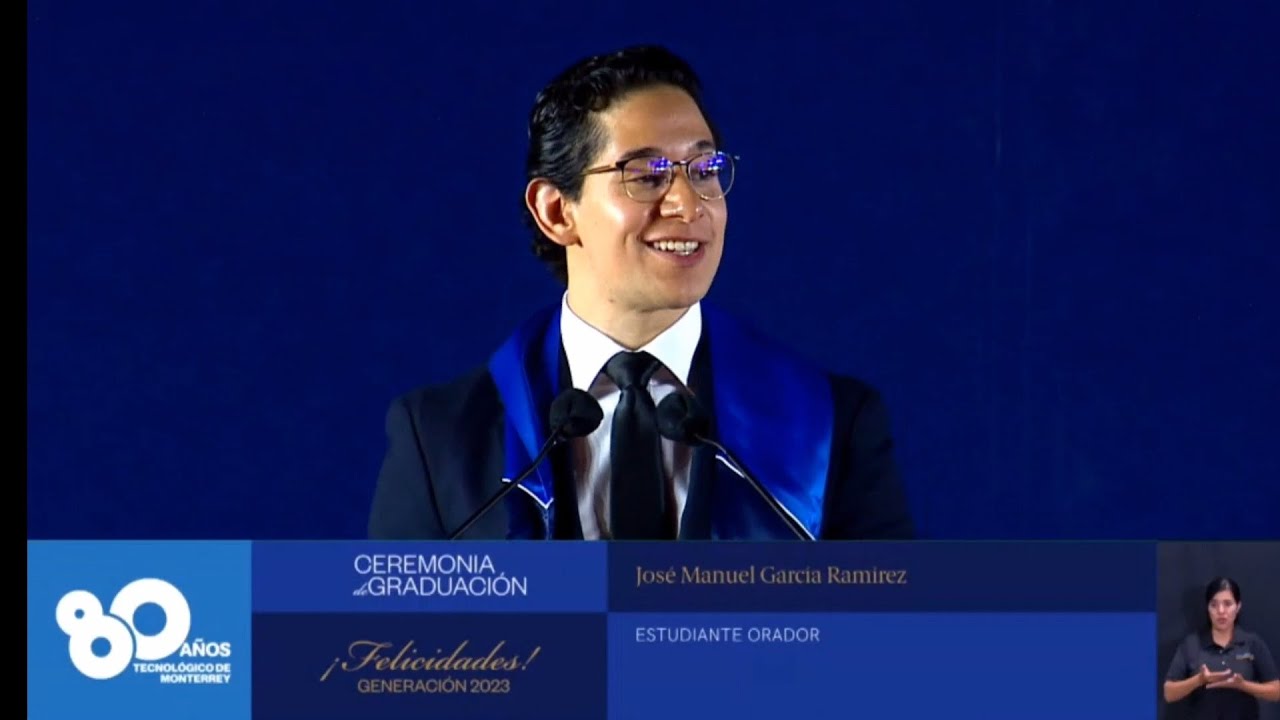 Discurso para ceremonia de graduación Tec de Monterrey, Campus Monterrey. Gene Junio 2023 01/07/23