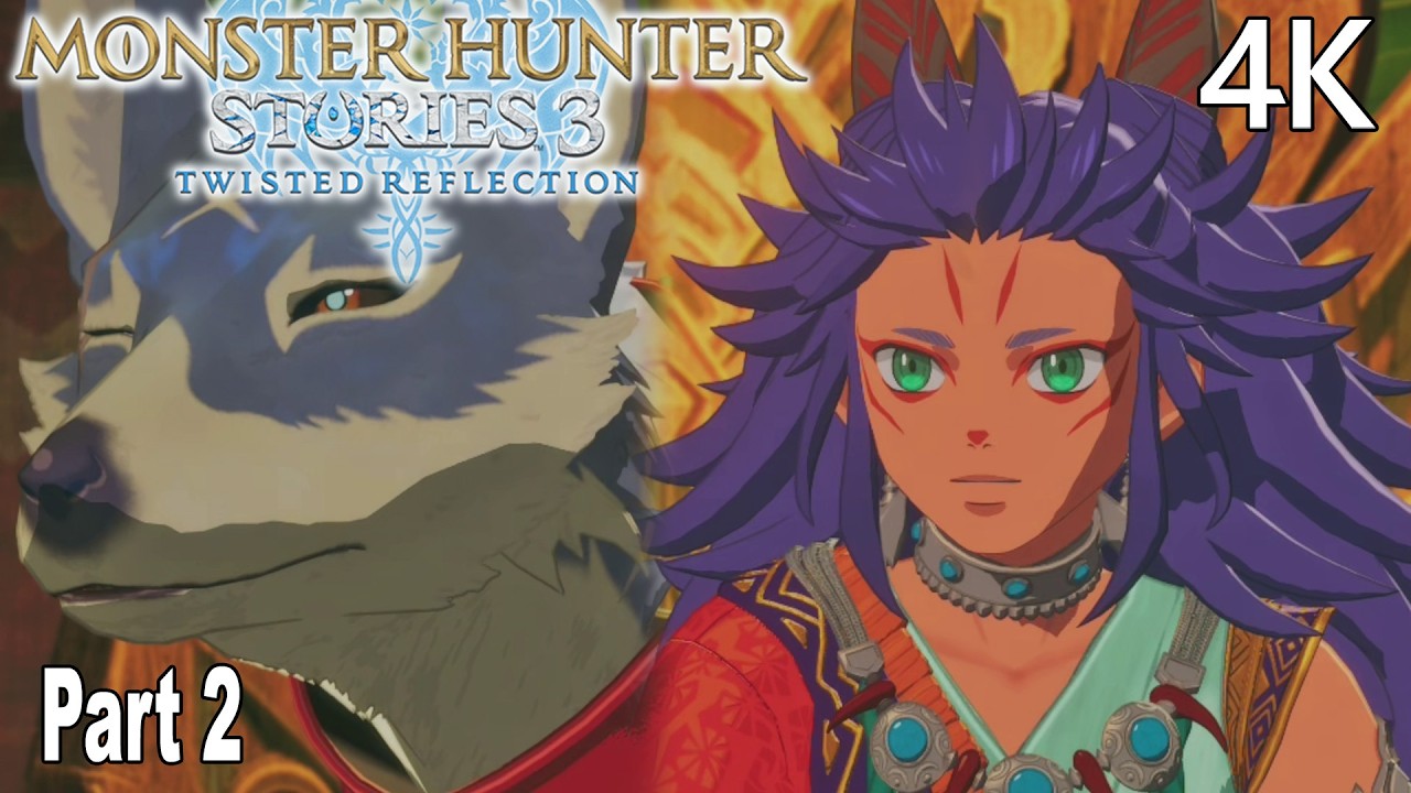Monster Hunter Stories 3 Twisted Reflection Gameplay Walkthrough Part 2 (FULL GAME) No Commentary 4K