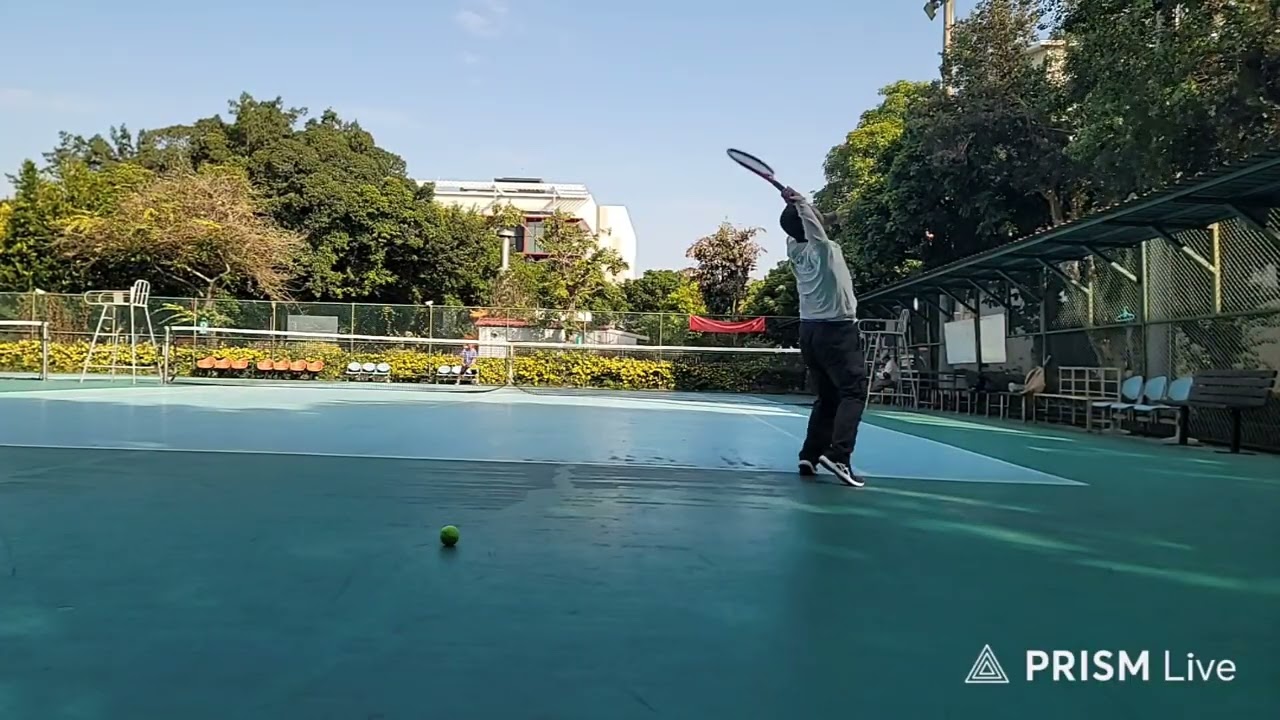 精華片段：網球 練球 肩上發球 2026 0109