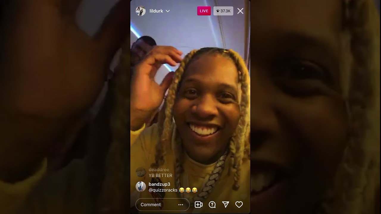 Lil Durk Goes Live On His Birthday With India Smacks Her Ass 😳