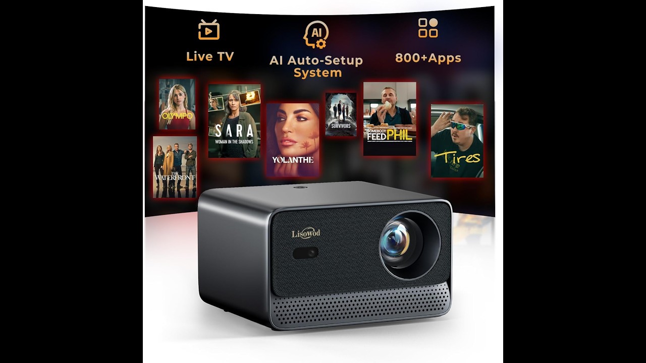 Review: Lisowod L03Pro Projector – 1800 ANSI, WiFi & Bluetooth Smart Projector