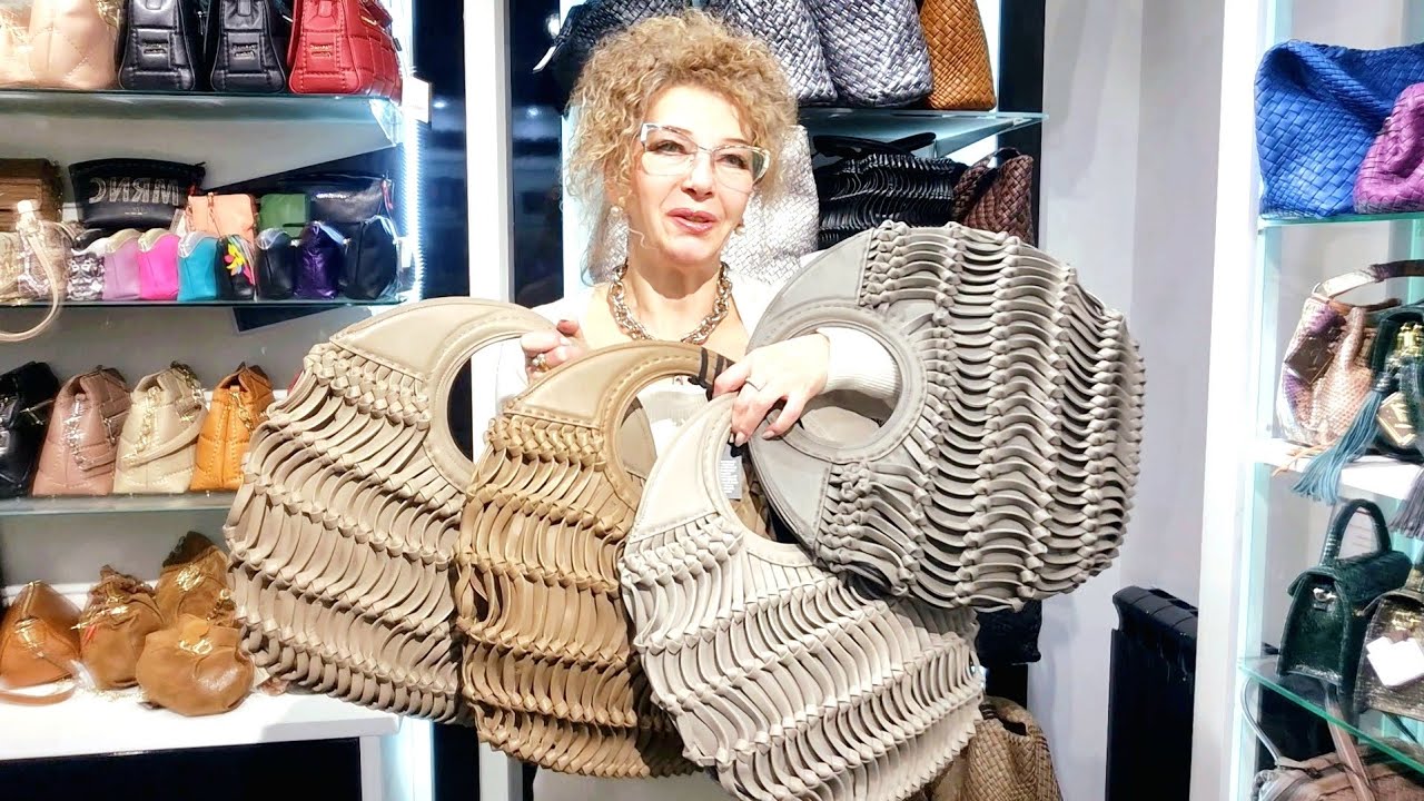 Итальянские сумки FALORNI ручного двухстороннего плетения разных техник и способов окраски #fashion