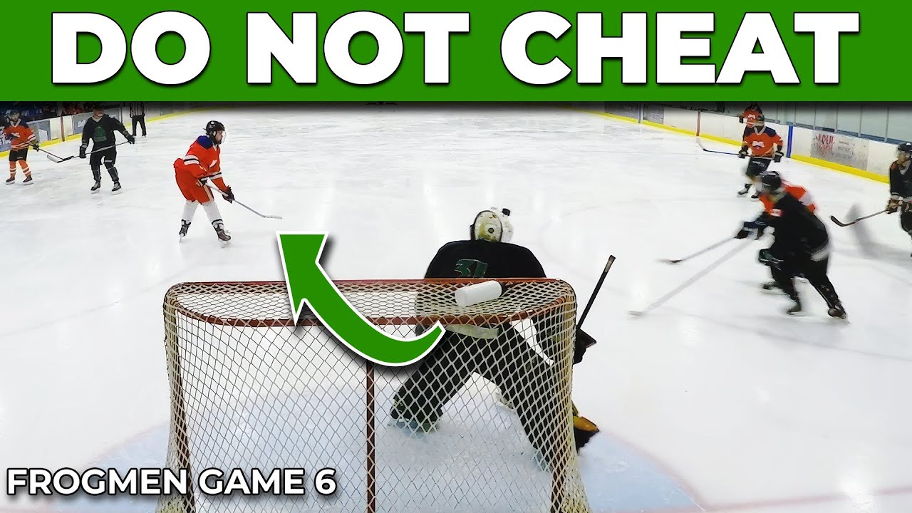 Focus On The Shot Not The Pass | GoPro Hockey Goalie [HD] - Frogmen GAME 6/7