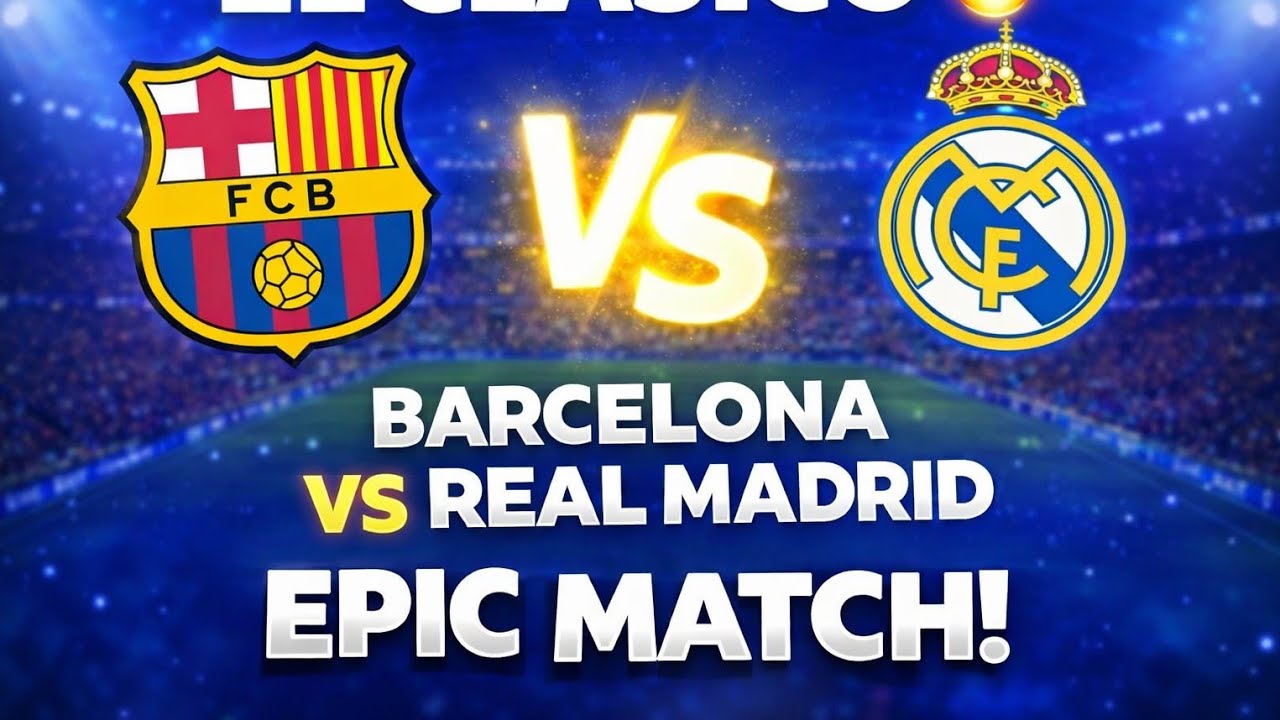 Barcelona VS real Madrid football match 😱🥶