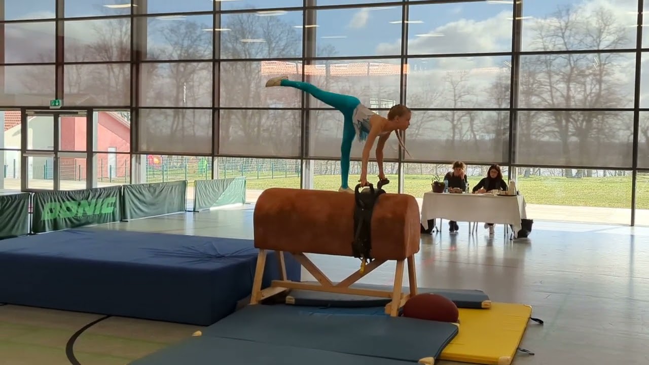 Voltigieren Lilly-Charlott Traubenstein Bockturnier Rog&auml;tz 2022