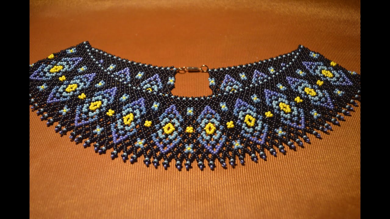 Колье из бисера 