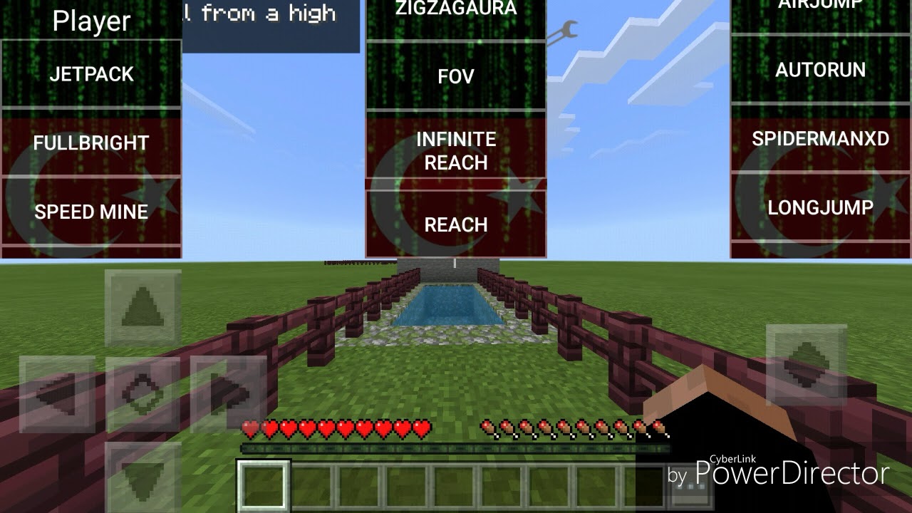 Minecraft Pocket Edition | Turkish Matrix Hack Test