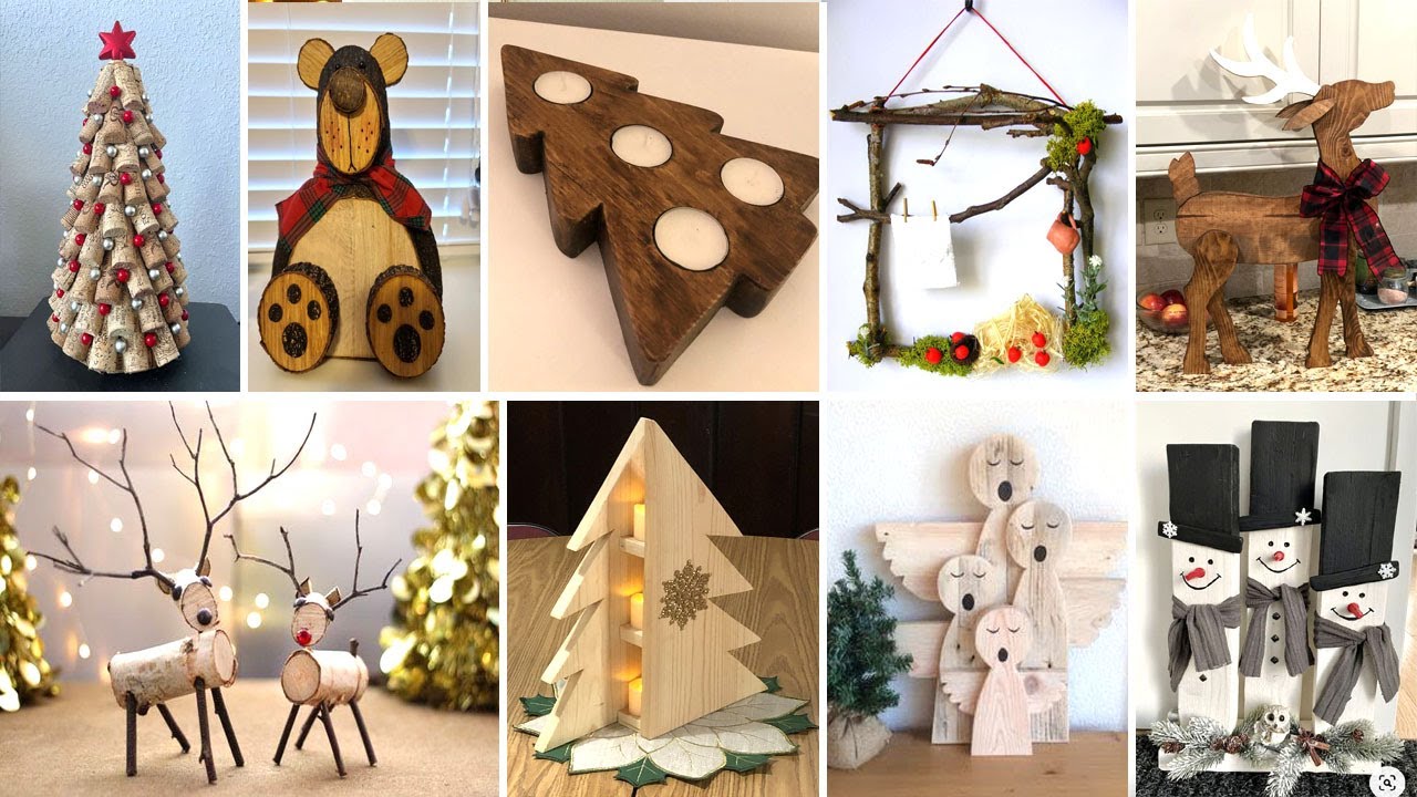 100+ Wooden Christmas Deco Ideas