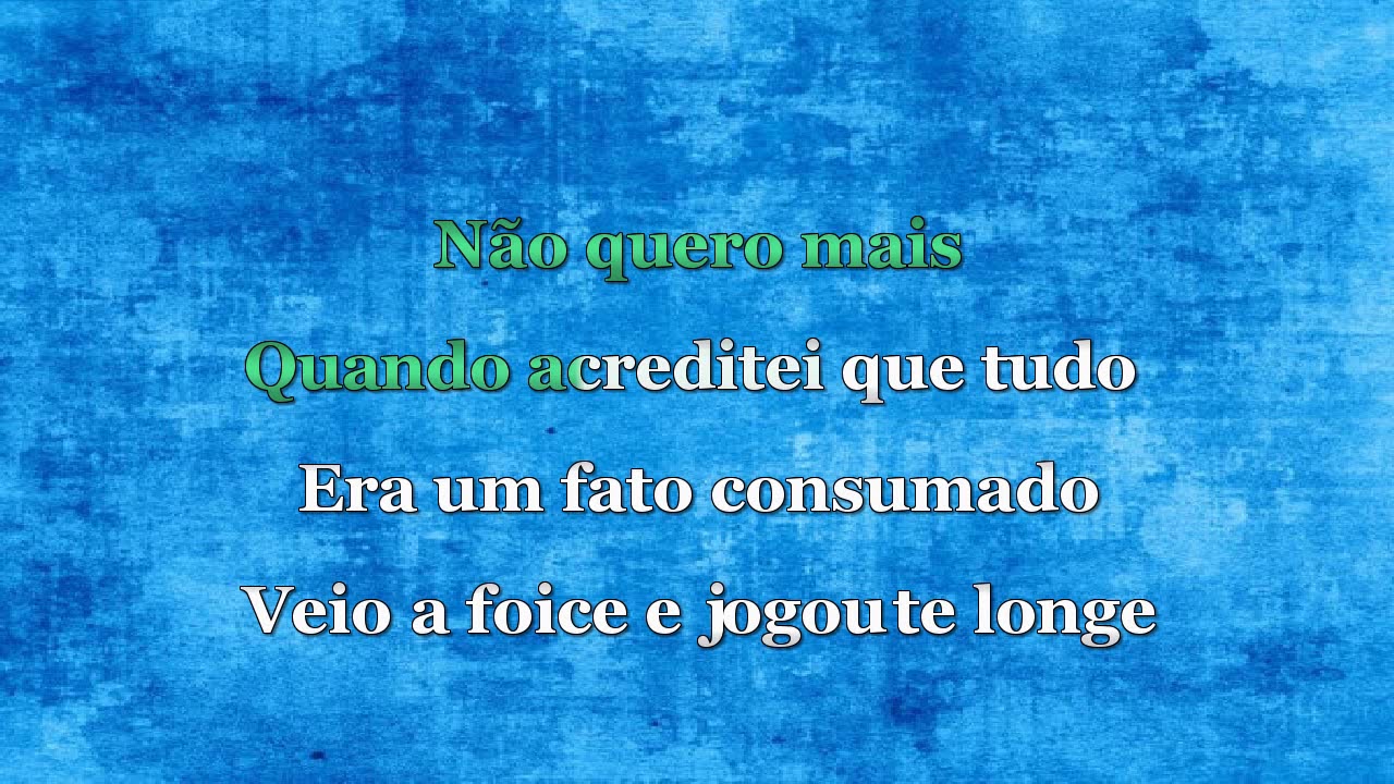 Legião Urbana - Longe do Meu Lado (Karaoke)