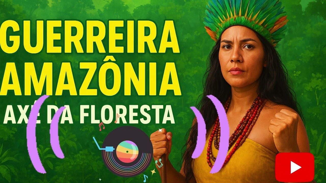 AXÉ DO POVÃO | Guerreira Amazônia – Axé da Floresta | Música homenagem de Força e Liberdade 🌿🔥